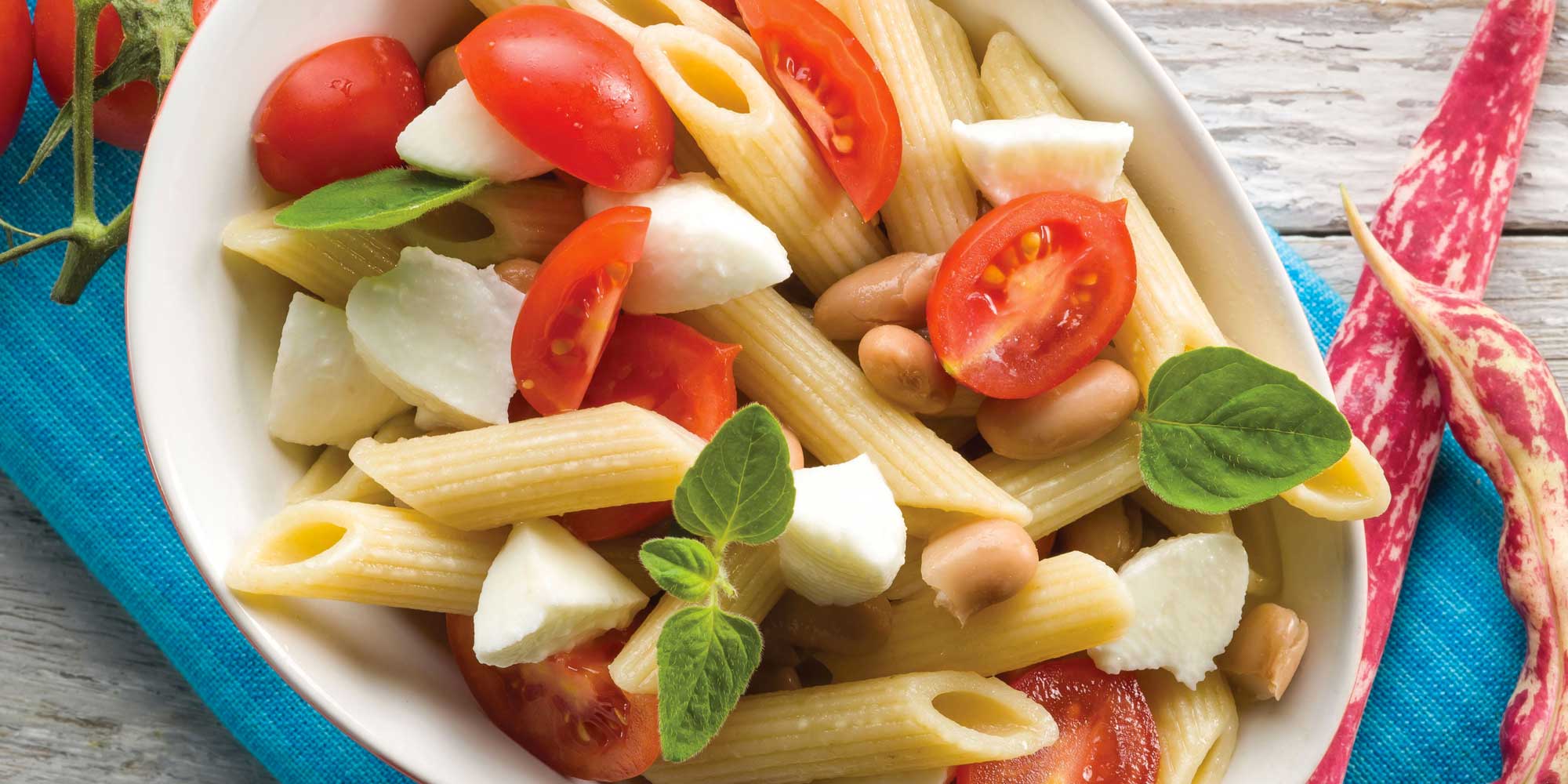 Ensalada de pasta con mozzarella Cocina al Dia Cocina al Dia Ensalada de pasta con mozzarella Cocina al Dia Cocina al Dia